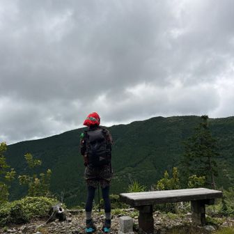 那岐山方向☆
体持ってかれるくらい風吹いてます☆