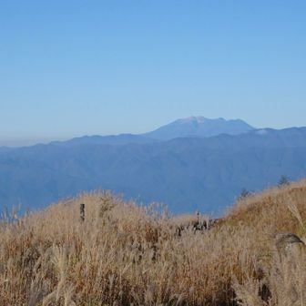 目の前に御嶽山