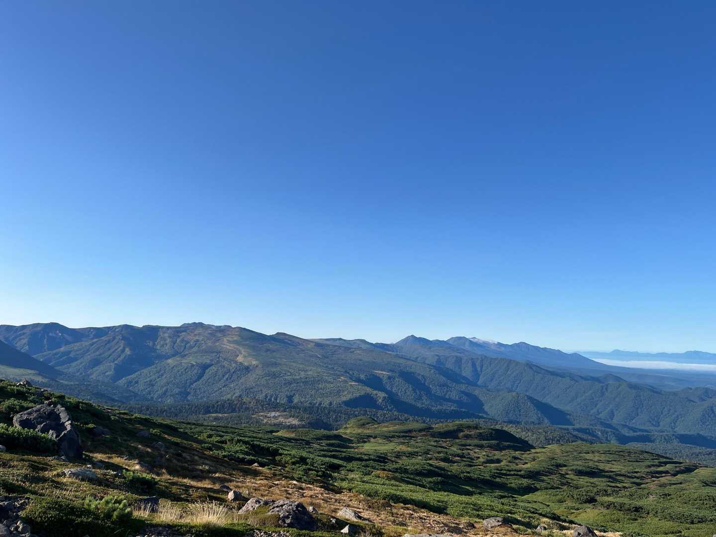 トムラウシから十勝連峰⛰️⛰️⛰️