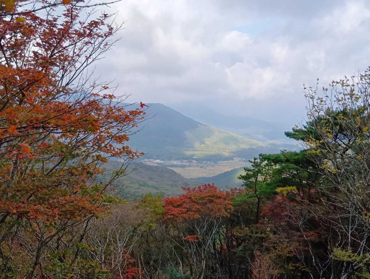 長者原を望みながら休憩
