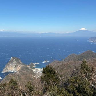 高通山の北側展望台からの眺め