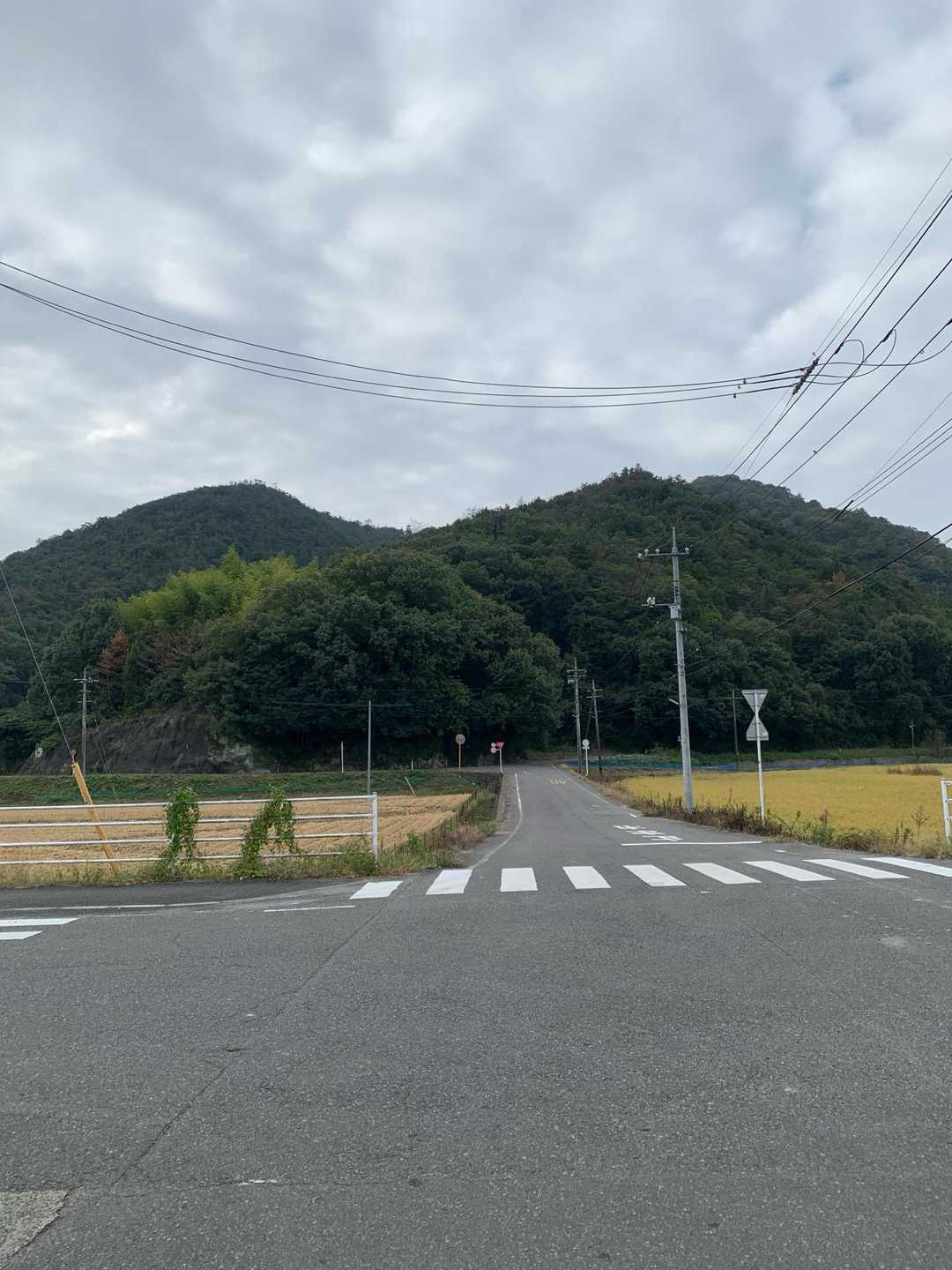 登山口まで車道を歩きます
目の前に見えてるのが
おくの細道アルプス