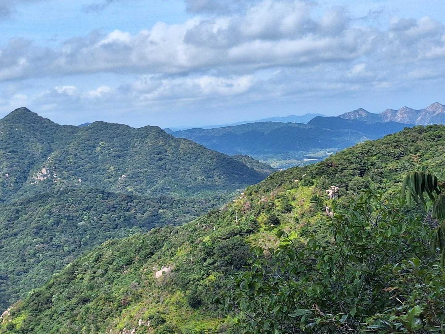 楞厳寺山と火の山連峰