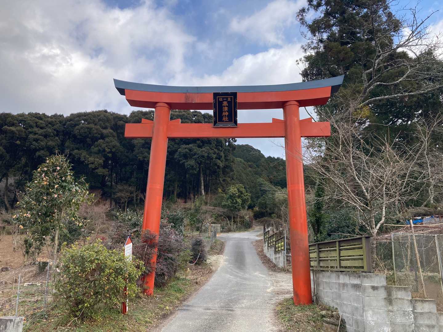 まずは赤い鳥居を目指す⛩
