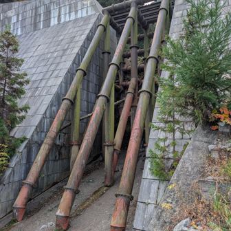 三重県の砂防ダムってこういう形のが多い？