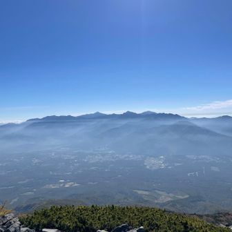 向かいには南アルプス