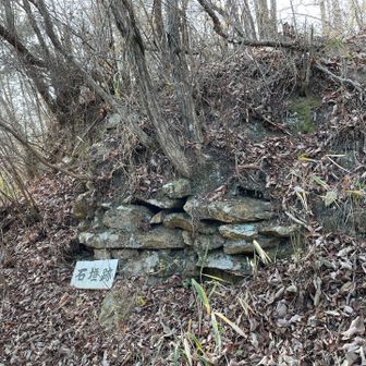 城跡から少し分かりづらいのでGPS見て