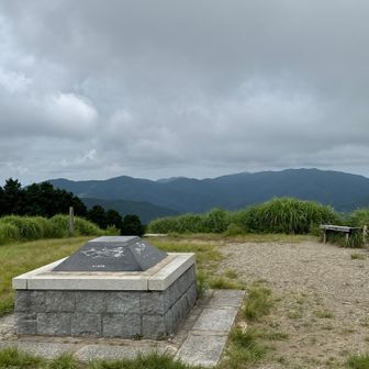 西峰から山座同定盤と金剛山