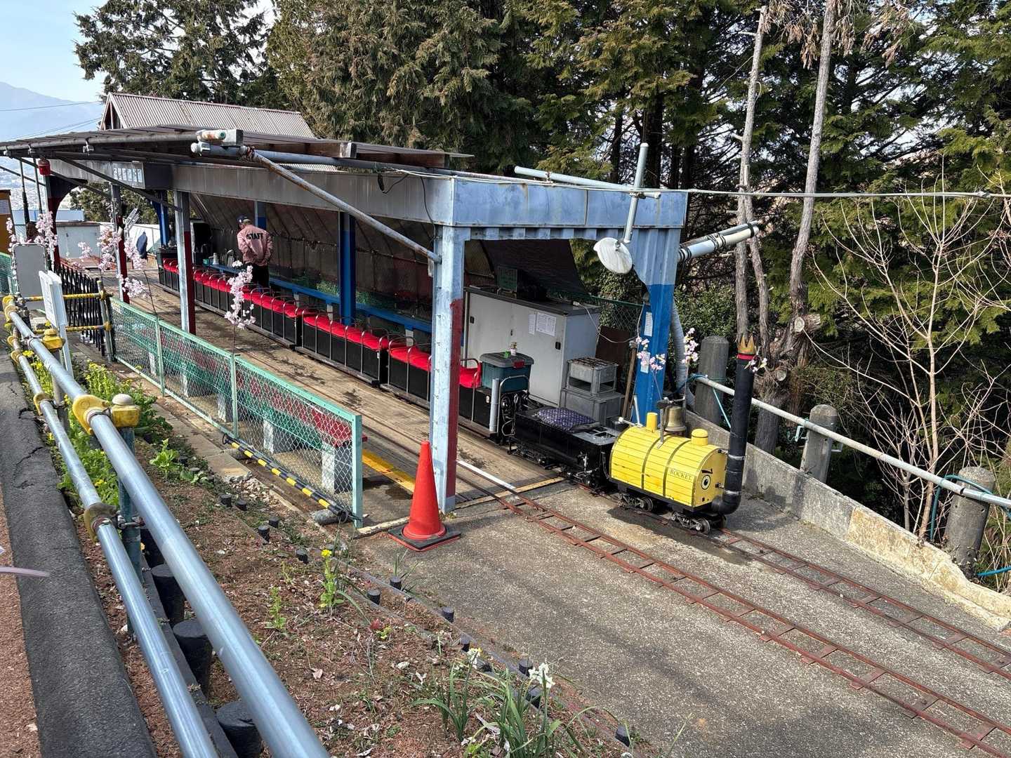 ふるさと鉄道ミニSL 並んでました
