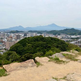 大山が美しい