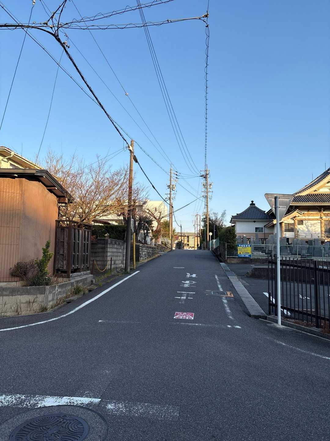普通の住宅街