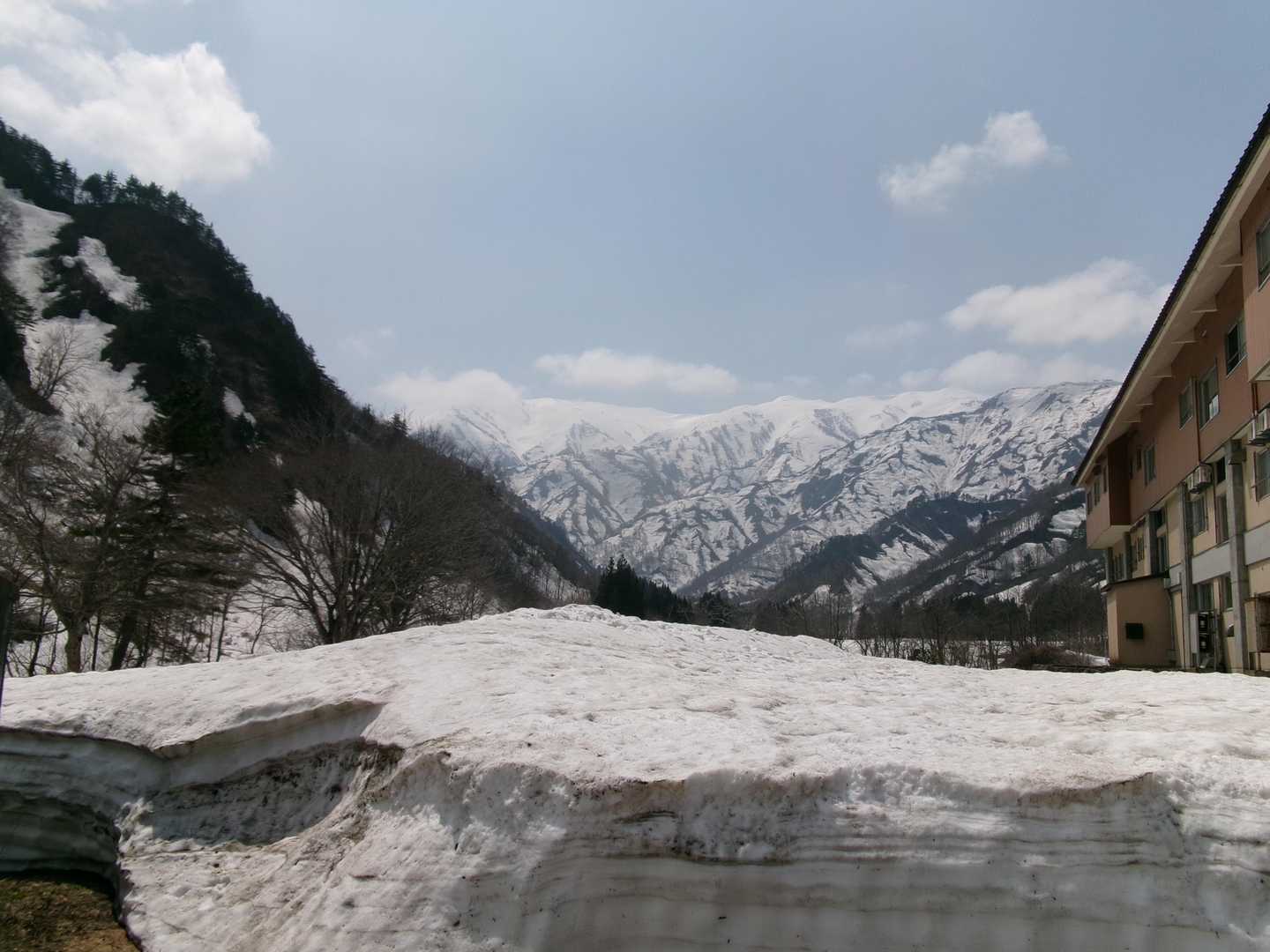 梅花皮荘にて。
下山しました