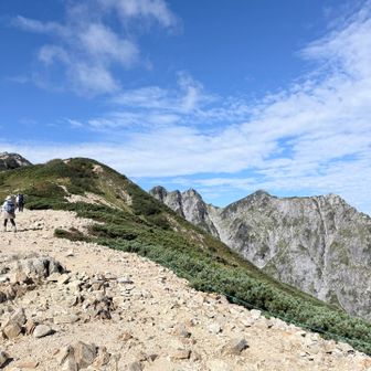 唐松岳見えてきたかな