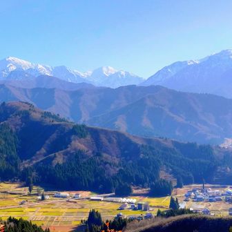 越後三山を望む👀