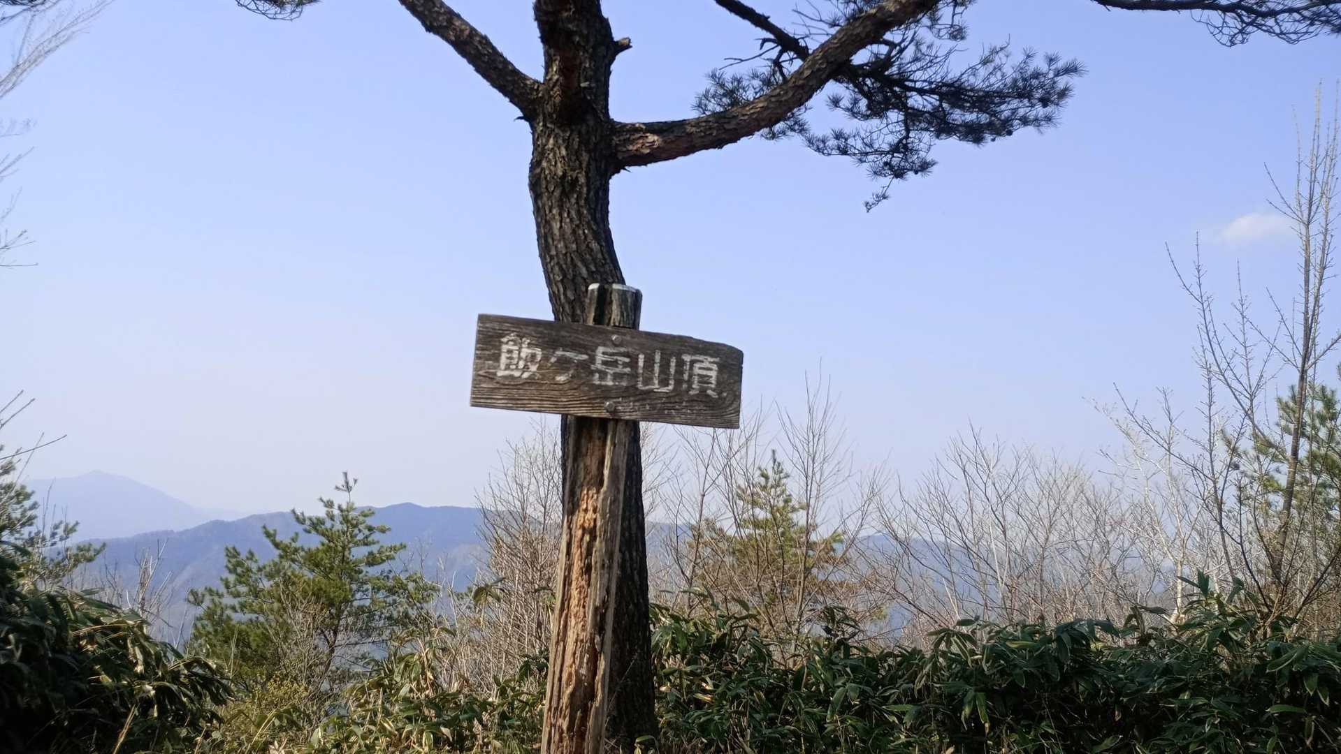 飯ヶ岳山頂に到着