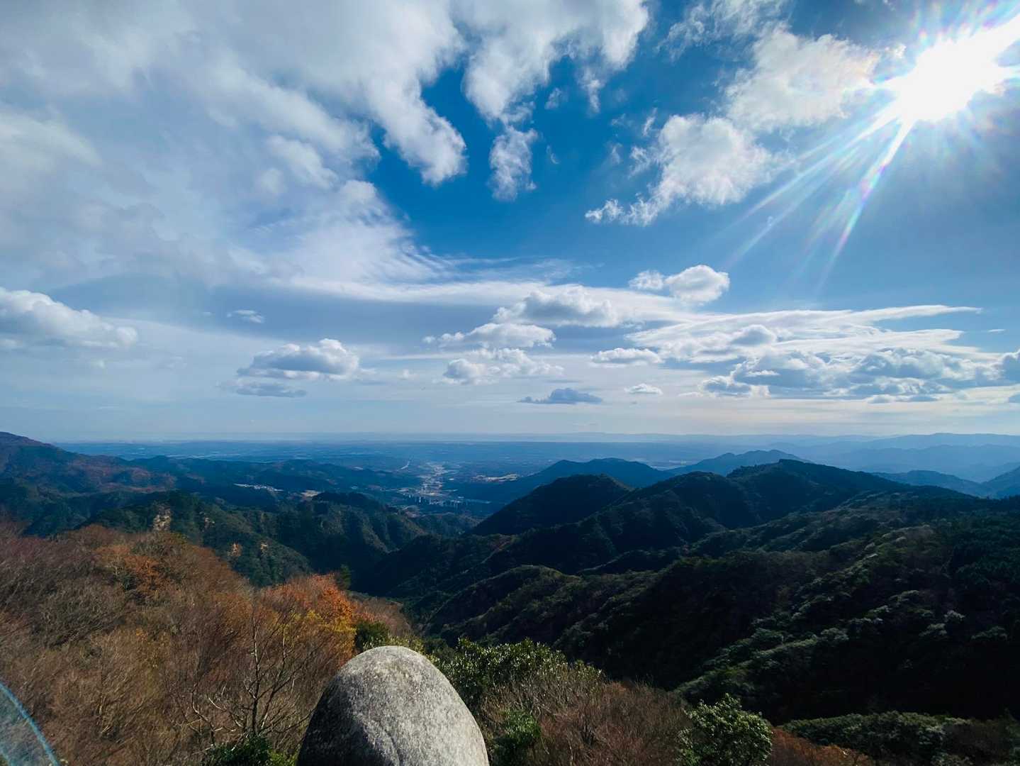 船岩から伊勢湾⛰🌊
ちょっと雲多くなってきました