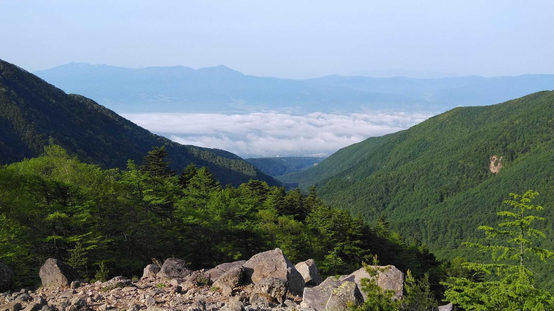 篭ノ登山 往復コースの写真