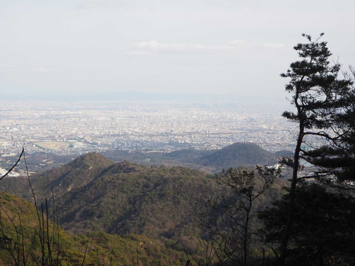 甲山がきれいに見える