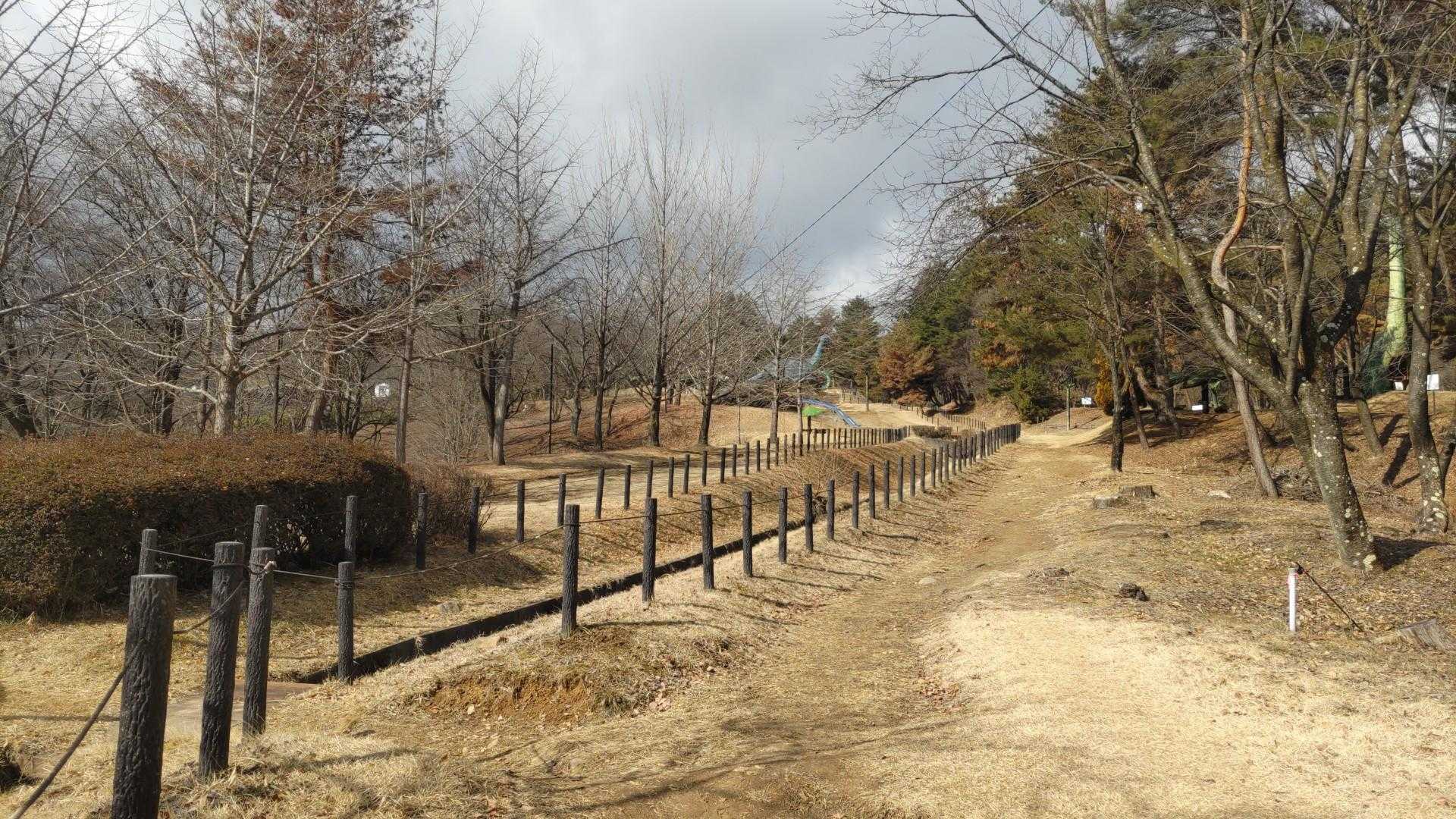 茶臼山山頂や動物園には何度か来たけど、この公園は何十年ぶり？？昔はもっと長い滑り台があったような記憶…