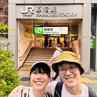 明治神宮を抜けて原宿ー！