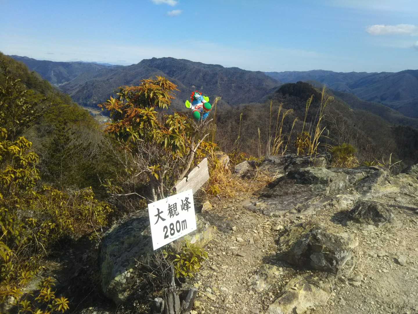 お昼タイム！  いい景色！