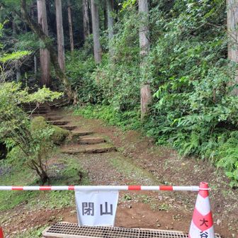 あれ？😨
入れない？
お寺の方に聞いてみると、自己責任で行っていいですよと。
私たちの格好を見て、ちゃんとした支度しているからどうぞとのことでした🥹
受付に入山することを伝えて、戻ってきたことも伝えてくださいとのことです😊