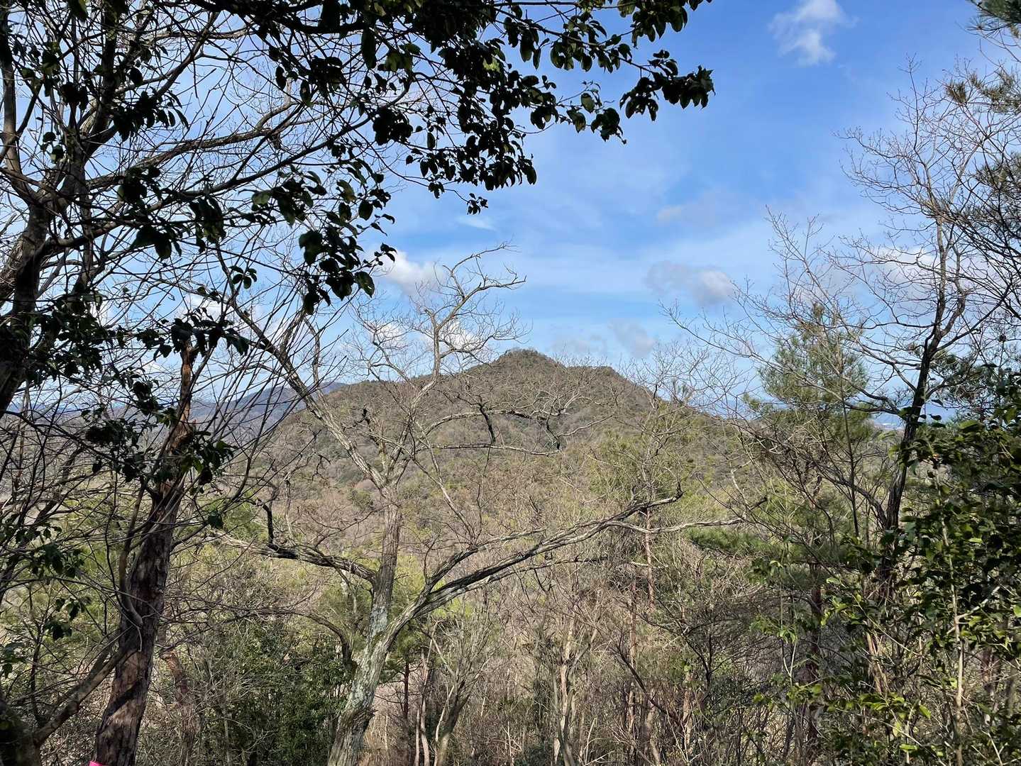この後登る　竜門山