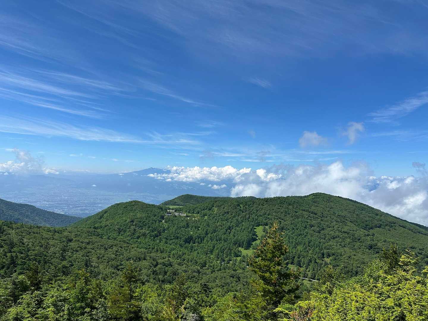 篭ノ登山-西篭ノ登山-池ノ平湿原入口-鏡池-三方ヶ峰-見晴 縦走コースの写真