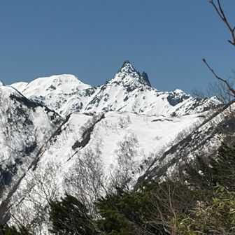 槍ヶ岳。