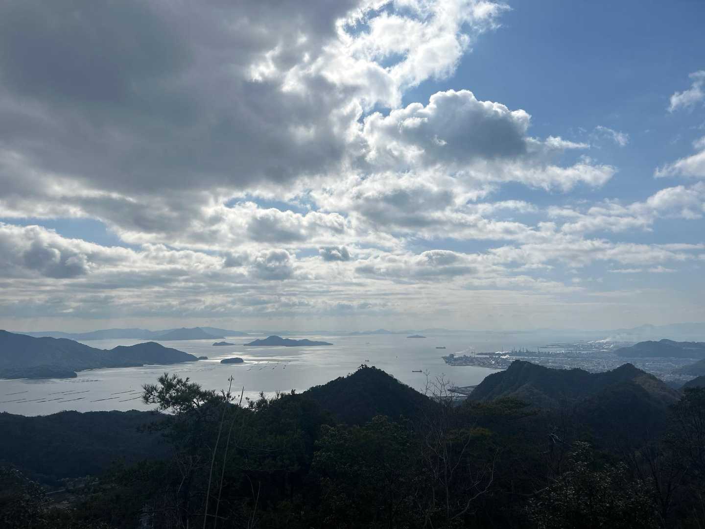玖波駅-行者山-傘山登山口-傘山 周回コースの写真