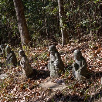 これだけの数の石仏を彫って並べるエネルギー、想像もできません