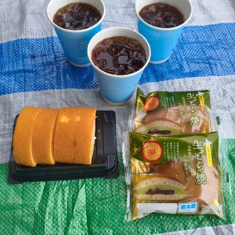 こっちも甘いデザート🍨食べ過ぎか😭