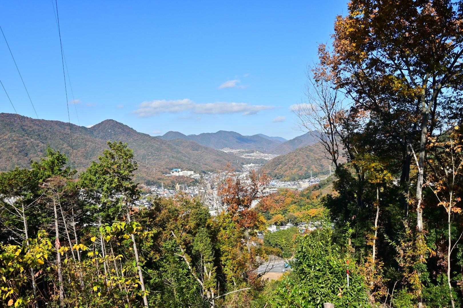 安芸中野駅-成岡登山口-天狗防山-洞所山-新峠-古峠-城山 縦走コースの写真