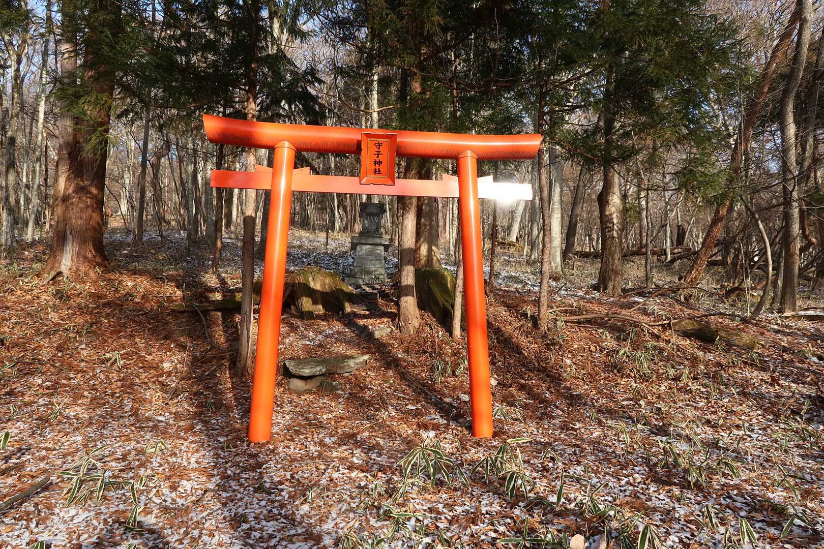 約30分で守子神社⛩️を通過。
