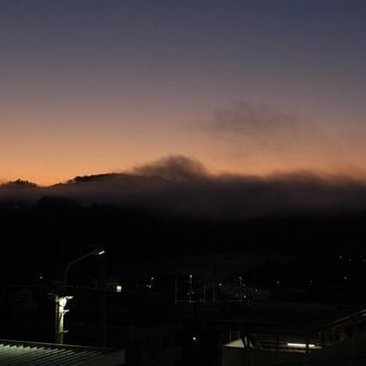 幻想的な上野原駅でした。