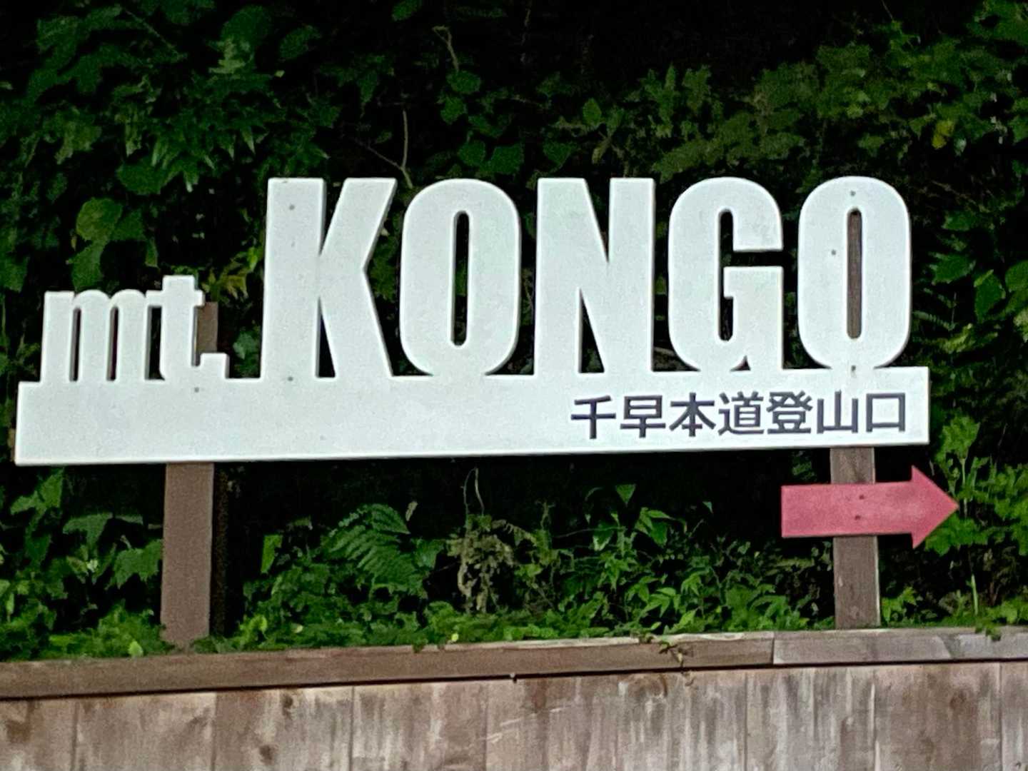 金剛山 寺谷↗︎本道↘︎ 縦走コースの写真