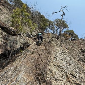 緊張感のある下り🪨