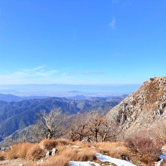 天狗鼻と琵琶湖
