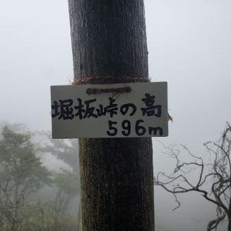 時間がないので堀坂峠で引き返します。