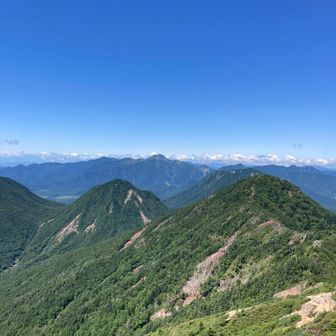 大真名子、小真名子、太郎。そして日光白根山。