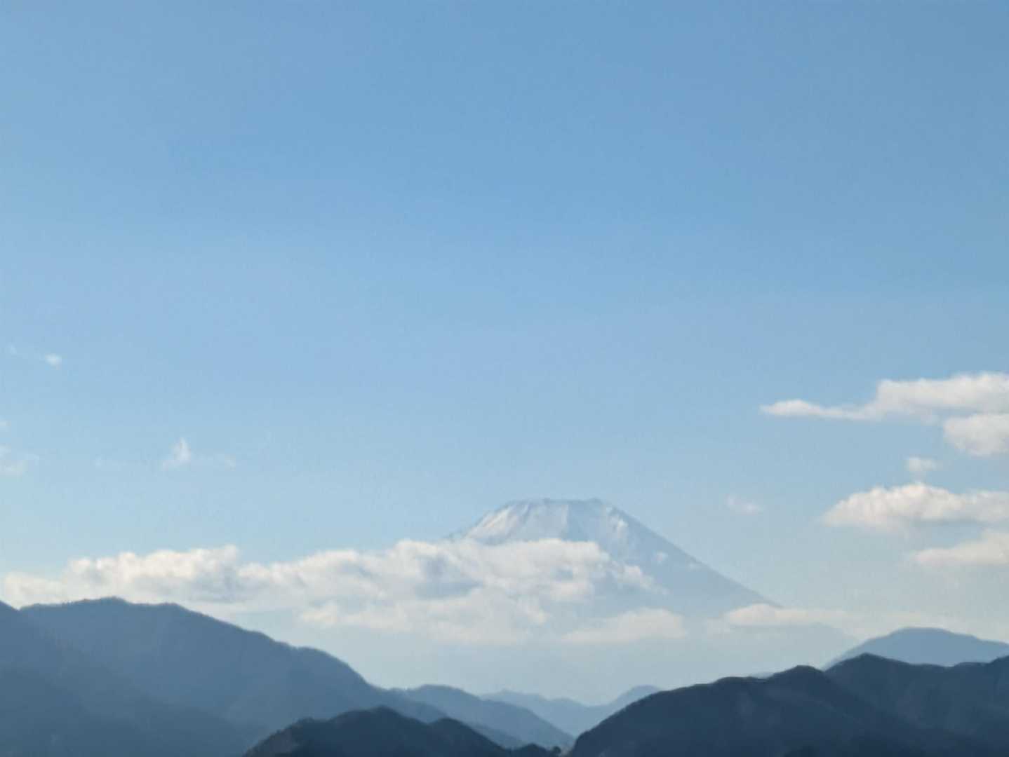 高尾山山頂にて
