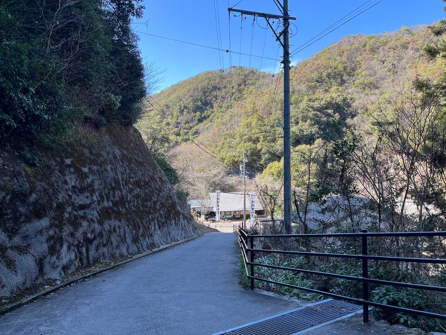 焼却炉の道を降りて帰ってきました