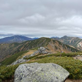 薬師、三俣蓮華、鷲羽、水晶方面