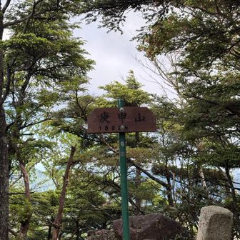 ひとつ目の庚申山。
コウシンソウが見られれば良かったのに、見つからず。
お猿の山だね。