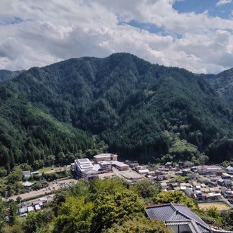 郡上八幡城天守からの景色