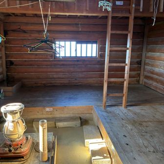 山小屋の中🛖綺麗🤩 管理して下さる方々に感謝です🙏