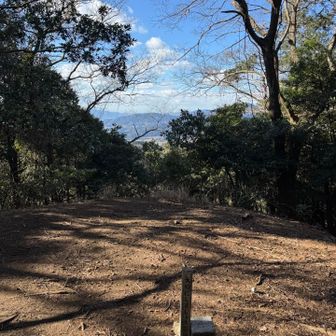 山頂からの展望は殆ど無し。