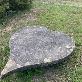 おなじみハートのベンチ？