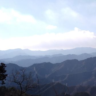 大久保山の少し先から。この眺望を楽しみに歩いてきました🙌