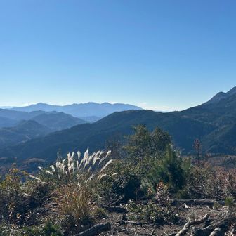 右端に額井岳
中央奥に音羽三山と竜門岳